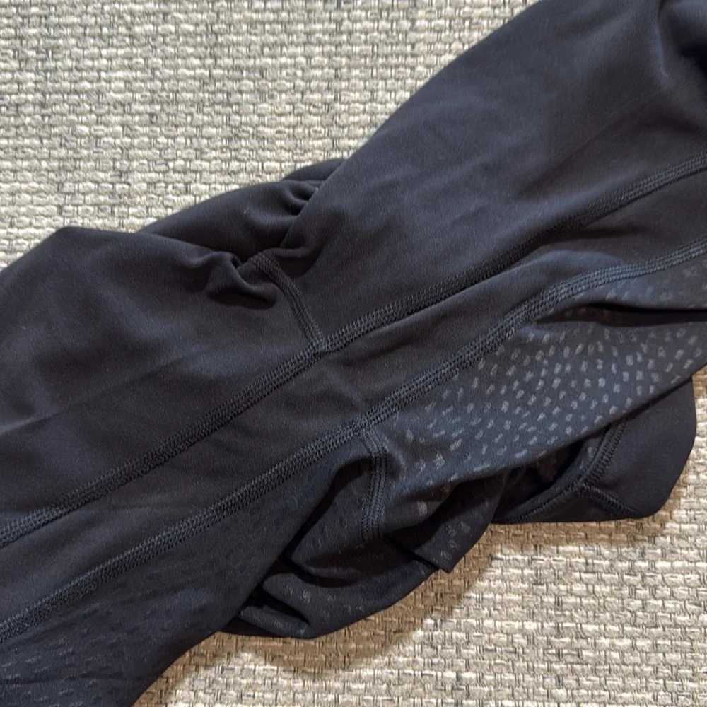 Lululemon Unlimit High Rise Biker‎ Shorts 8” Mesh Nulu Black sz4
